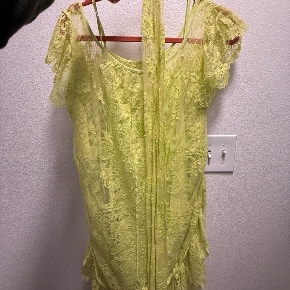 ❤️🔥4 for $25 SALE: NWT Jen’s Pirate Booty Lace Tunic Dress Slip M/L - Picture 4 of 4